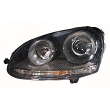 2005 - 2010 Volkswagen GTI Front Headlight Assembly Replacement Housing / Lens / Cover - Left <u><i>Driver</i></u> Side