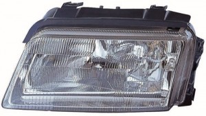 1996 - 1999 Audi A4 Front Headlight Assembly Replacement Housing / Lens / Cover - Left (Driver) Side