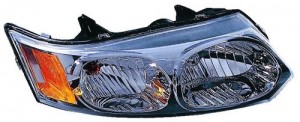 2003 - 2007 Saturn Ion Front Headlight Assembly Replacement Housing / Lens / Cover - Right (Passenger) Side - (4 Door; Sedan)