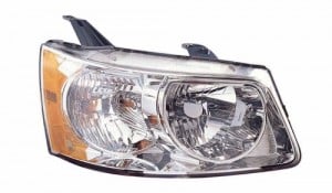 Headlight fits 2006-2009 Pontiac Torrent Driver Side Headlamp Housing Assembly