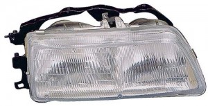 1990 - 1991 Honda Civic Front Headlight Assembly Replacement Housing / Lens / Cover - Left (Driver) Side