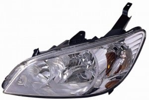 2004 - 2005 Honda Civic Front Headlight Assembly Replacement Housing / Lens / Cover - Left (Driver) Side - (Gas Hybrid + Sedan + Coupe)