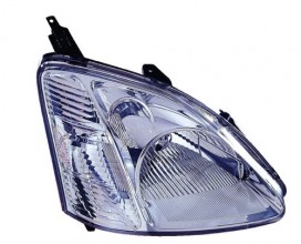 2002 - 2003 Honda Civic Front Headlight Assembly Replacement Housing / Lens / Cover - Right (Passenger) Side - (Si 3 Door; Hatchback + SiR 3 Door; Hatchback)
