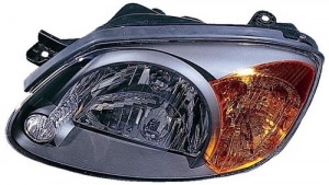 2003 - 2006 Hyundai Accent Front Headlight Assembly Replacement Housing / Lens / Cover - Left (Driver) Side
