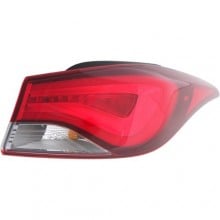 2011 - 2016 Hyundai Elantra Rear Tail Light Assembly Replacement / Lens / Cover - Right (Passenger) Side Outer
