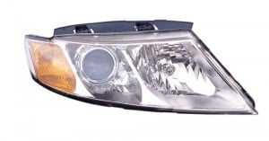 2009 - 2010 Kia Optima Front Headlight Assembly Replacement Housing / Lens / Cover - Right (Passenger) Side