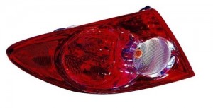 OE Replacement Tail Light Assembly MAZDA MAZDA 6 2003-2005 Partslink MA2800118 Multiple Manufacturers MA2800118V 
