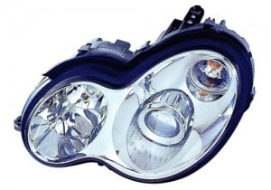2001 - 2005 Mercedes-Benz C230 Front Headlight Assembly Replacement Housing / Lens / Cover - Left (Driver) Side - (4 Door; Sedan)