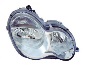 2005 - 2007 Mercedes-Benz C230 Front Headlight Assembly Replacement Housing / Lens / Cover - Left (Driver) Side - (4 Door; Sedan)