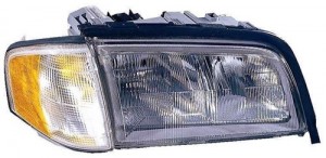 1997 - 2000 Mercedes-Benz C230 Front Headlight Assembly Replacement Housing / Lens / Cover - Right (Passenger) Side