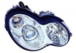 2001 - 2005 Mercedes-Benz C230 Front Headlight Assembly Replacement Housing / Lens / Cover - Right (Passenger) Side - (4 Door; Sedan)