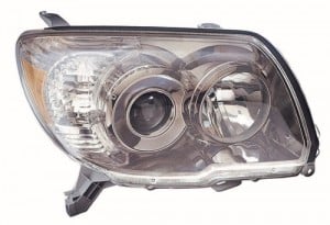 2006 - 2009 Toyota 4Runner Front Headlight Assembly Replacement Housing / Lens / Cover - Right (Passenger) Side - (Sport)