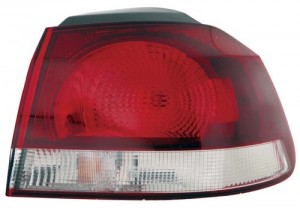 2010 - 2014 Volkswagen GTI Rear Tail Light Assembly Replacement / Lens / Cover - Right (Passenger) Side Outer