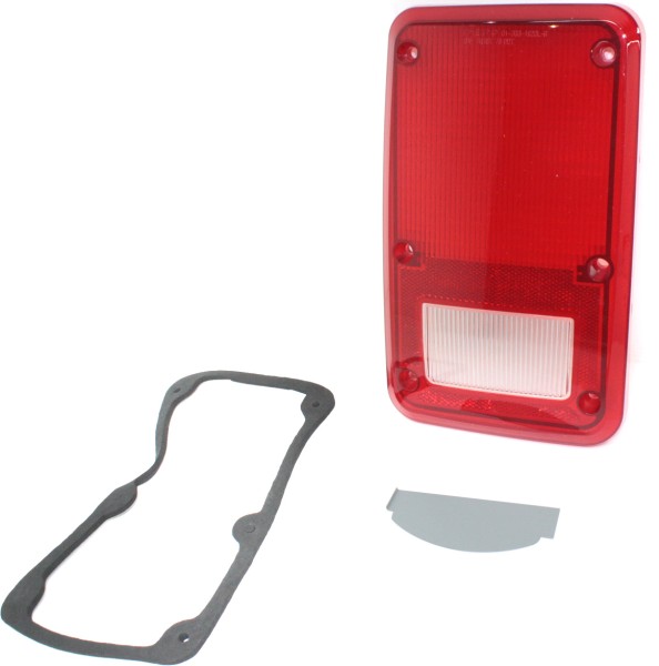 Tail Light Lens for Dodge Full Size Van, Right (Passenger) Side, Fitment Years 1978-1993, Replacement