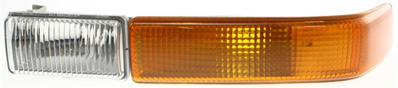 Signal Light for Chevrolet Blazer 1998-2005 Left (Driver), Lens and Housing, with Fog Light, Replacement