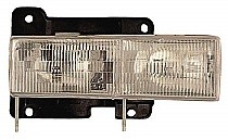 1988 - 2000 Chevrolet (Chevy) Blazer Front Headlight Assembly Replacement Housing / Lens / Cover - Left (Driver)
