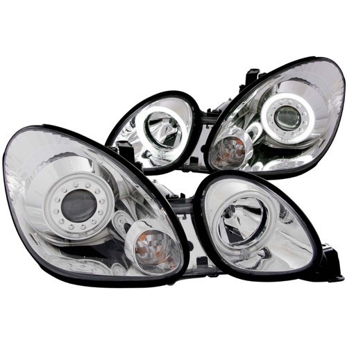 1998 - 2005 Lexus GS300 Projector Headlight Set w/Halo (Anzo 121143)