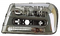 2002 - 2009 Chevrolet (Chevy) Trailblazer Front Headlight Assembly Replacement Housing / Lens / Cover - Left (Driver)