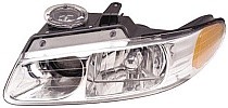 2000 - 2000 Chrysler Town & Country Headlight Assembly (with Quad Headlamps) - Left (Driver) Replacement