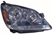 Headlight for Honda Odyssey 2005-2007, Right (Passenger), Lens and Housing, Halogen, CAPA-Certified, Replacement