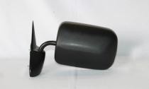 1994 - 1997 Dodge Ram Side View Mirror Replacement (Manual + Black 6X9 + Ram 1500/2500/3500 Pickup) - Left (Driver)