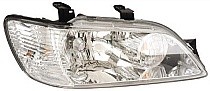 2002 - 2003 Mitsubishi Lancer Front Headlight Assembly Replacement Housing / Lens / Cover - Right (Passenger)