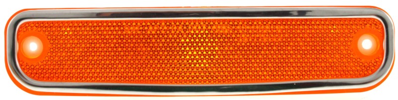 Front Side Marker Light for Chevrolet C/K Series Pickup 1973-1980, Right (Passenger)=Left (Driver), Without Chrome Trim, Replacement