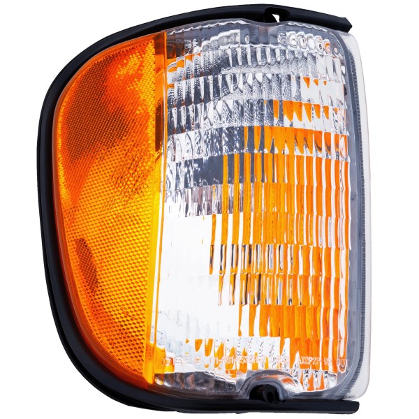 Corner Light for Ford Econoline Van 1992-2003, Right (Passenger), Lens and Housing, Park/Side Marker Light, up to 12-02-2002, Replacement