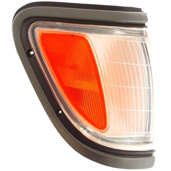 Corner Light Assembly for Toyota Tacoma 1995-1997, Right (Passenger) Side, with Gray and Black Trim, 4WD (Four-Wheel Drive), Replacement