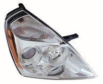 2006 - 2008 Kia Sedona Front Headlight Assembly Replacement Housing / Lens / Cover - Right (Passenger)