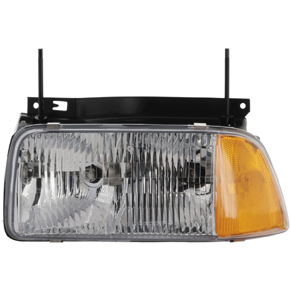 Headlight Assembly for GMC Sonoma (1994-1997), Left (Driver), Halogen Light, Composite Type, Replacement