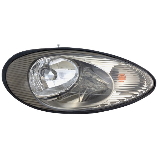 Headlight Assembly for Mercury Sable 1996-1999, Right (Passenger), Halogen, Replacement