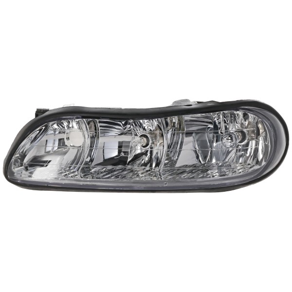 Headlight Assembly for Chevrolet Malibu 1997-2003, Classic 2004-2005, Left (Driver), Composite, Halogen, Replacement