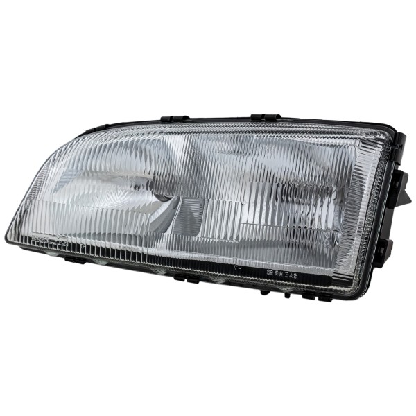 Headlight Assembly for Volvo C70 1998-2002, Left (Driver) Side, Halogen, Without Leveling, Replacement