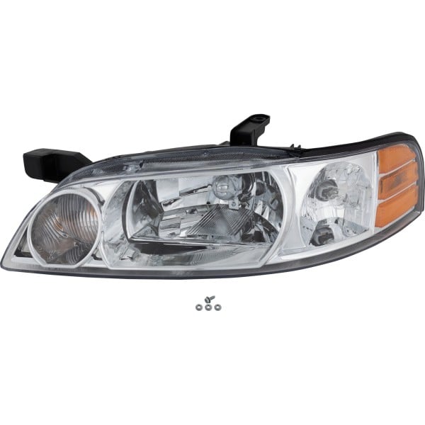 Headlight Assembly for Nissan Altima 2000-2001, Left (Driver), Halogen, Replacement