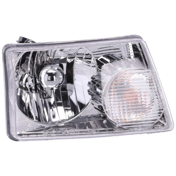 Headlight Assembly for 2001-2011 Ford Ranger, Right (Passenger), Halogen, with Turn Signal Bulb and Socket, Compatible with All Cab Types, Replacement