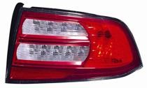 2007 - 2008 Acura TL Rear Tail Light Assembly Replacement (Base/Navi Models) - Right (Passenger)