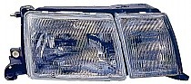Front Headlight Assembly for 1993 - 1994 Lexus LS400, Right (Passenger) Replacement Housing/Lens/Cover, with Fog Light, Composite,  8111050061, Replacement