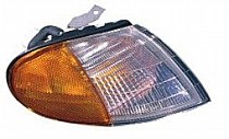 Right (Passenger) Park Light Assembly for 1996 - 1997 Hyundai Elantra, Corner Light Assembly Replacement / Lens Cover - to 2/97; Park / Signal Combo;  9230229050, Replacement