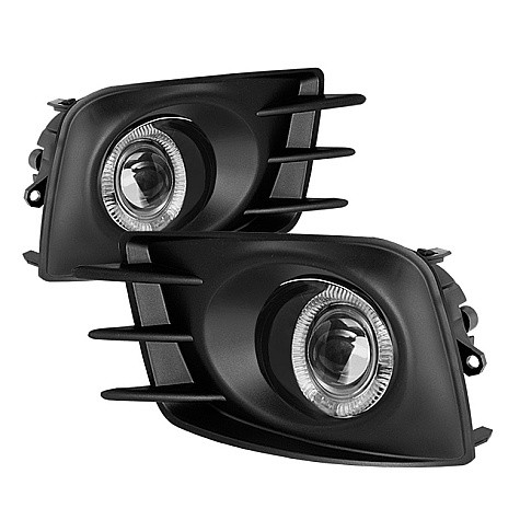 20 Scion TC 2013 Halo Projector Fog Lights (PAIR) - Clear (Spyder Auto)