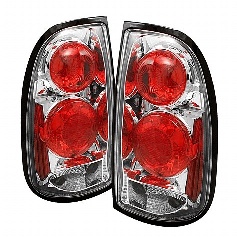 2004 - 2006 Toyota Tundra (Regular Cab. Access Cab only) Euro Style Tail Lights (PAIR) - Chrome (Spyder Auto)