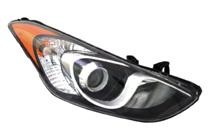 2013 - 2017 Hyundai Elantra GT Front Headlight Assembly Replacement Housing / Lens / Cover - Right (Passenger)