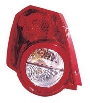 2009 - 2011 Chevrolet (Chevy) Aveo 5 Rear Tail Light Assembly Replacement / Lens / Cover - Left (Driver)