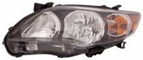 2011 - 2013 Toyota Corolla Front Headlight Assembly Replacement Housing / Lens / Cover - Left (Driver)