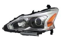 2013 - 2015 Nissan Altima Front Headlight Assembly Replacement Housing / Lens / Cover - Left (Driver)
