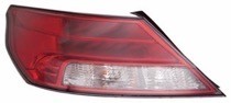 2012 - 2014 Acura TL Rear Tail Light Assembly Replacement / Lens / Cover - Left (Driver)
