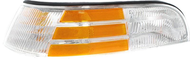 Corner Light Lens and Housing for Ford Crown Victoria LX Model, Left (Driver) Side, Fit Years 1992-1997, Replacement
