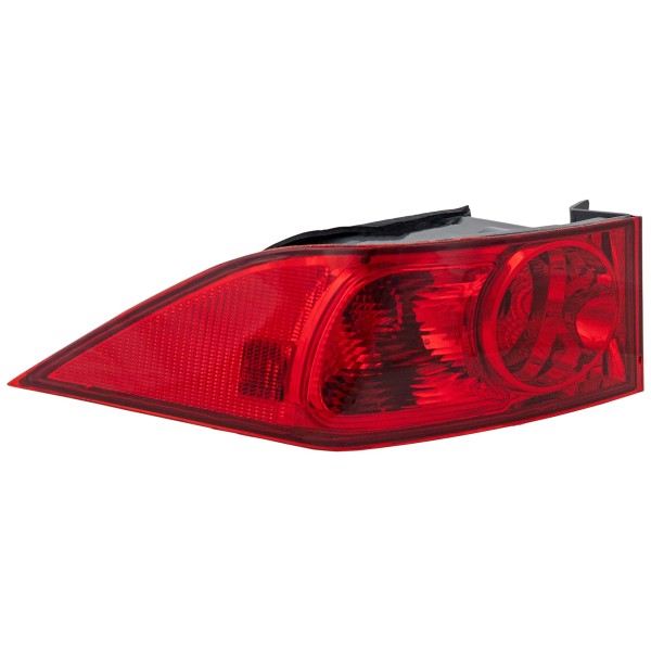 Tail Light for Acura TSX 2004-2005, Left (Driver) Side, Outer Lens and Housing, Replacement