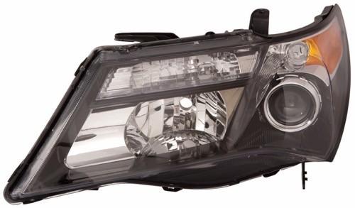 2010 - 2013 Acura MDX Front Headlight Assembly Replacement Housing / Lens / Cover - Left (Driver) Side - (Base Model)