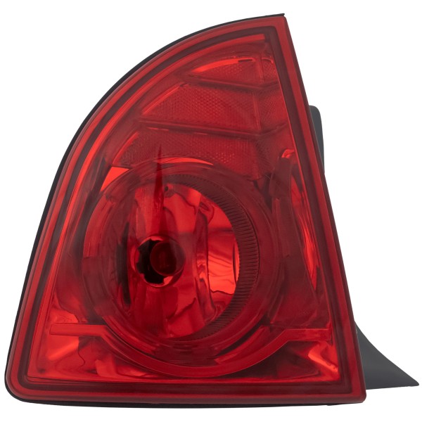 Tail Light Assembly for Chevrolet Malibu 2008-2012, Left (Driver) Side, Outer, Suitable for Hybrid, LS, LT Models, Replacement